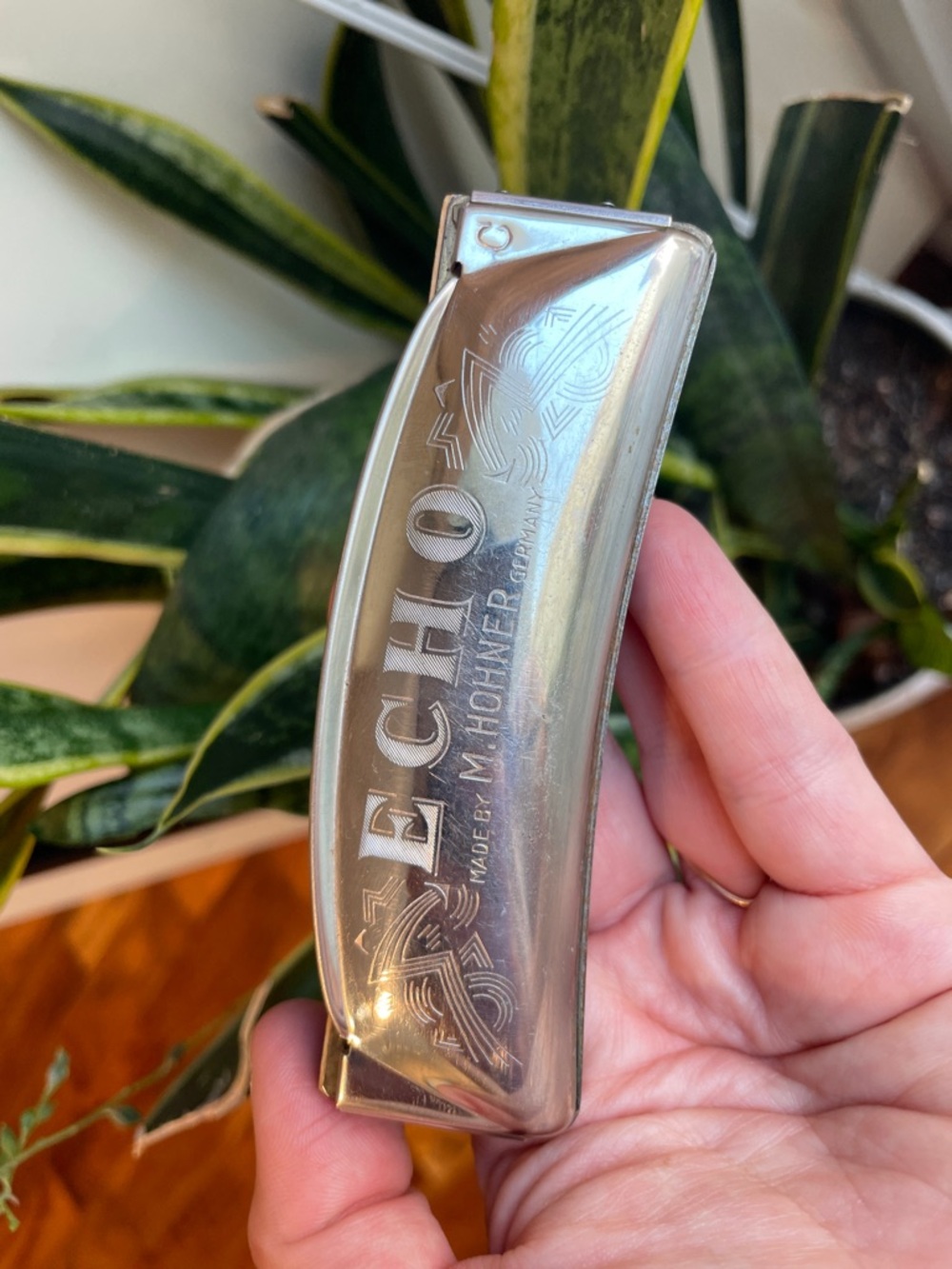 Vintage Hohner Echo harmonica Germany